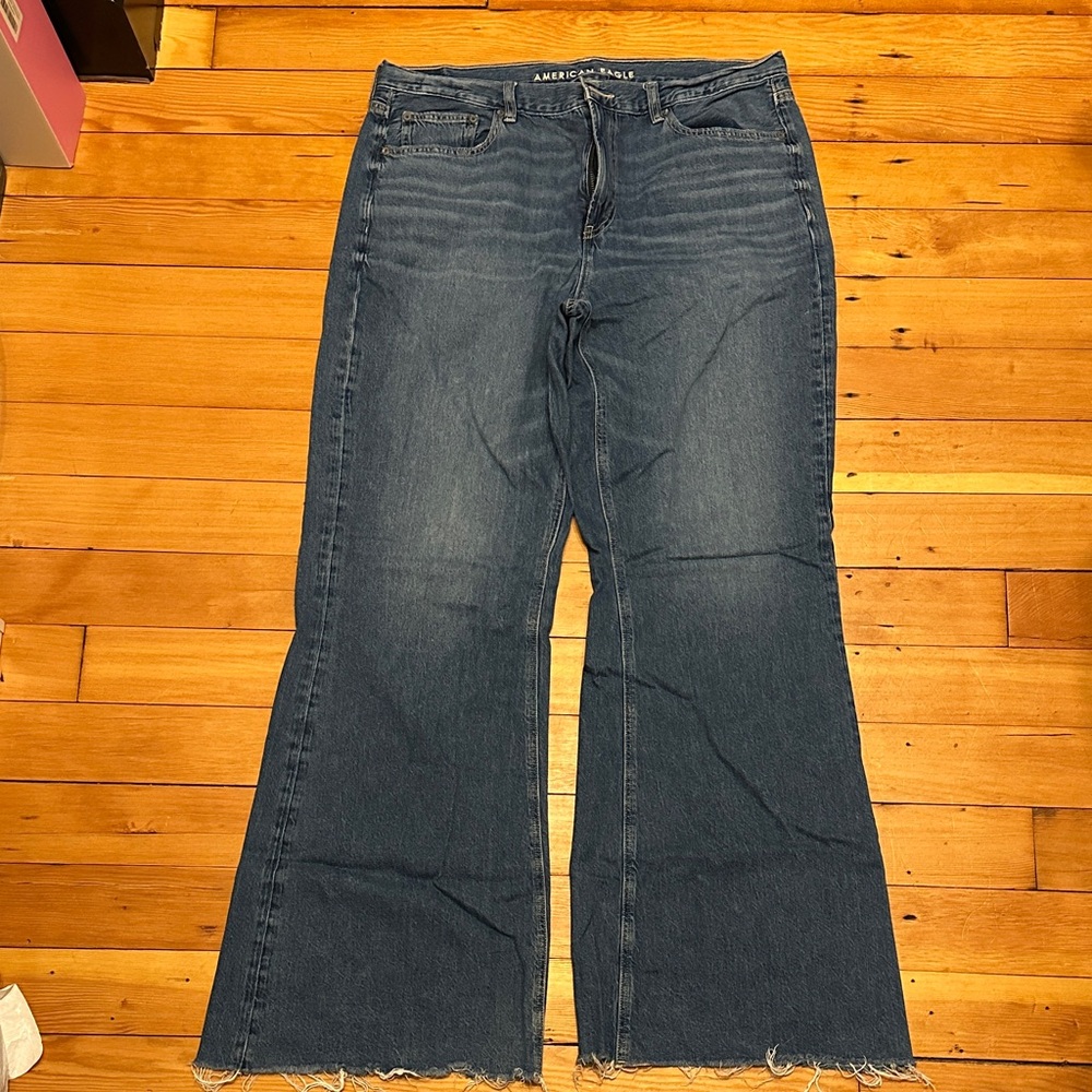 American Eagle Outfitters Indigo Wide Leg Jeans